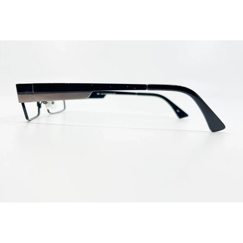 Marchon M207 020 Eyeglasses Mens Black Rectangular Full Rim Frames 50-17-135